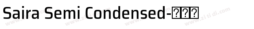 Saira Semi Condensed字体转换